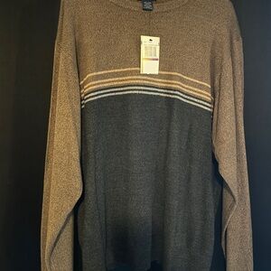 Dockers Crewneck Sweater - Brown and Gray